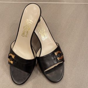 Ferragamo black sandals